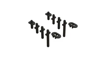 Productafbeelding van ARRMA ARAC3479, Set carrosseriezuilen, zwart