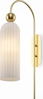Produktbild von Maytoni Moderne Wandleuchte Antic 1xE14 excl. in Gold aus Metall Glas 40 W für Küche, Schlafzimmer, Wohnzimmer, Esszimmer, Lobby