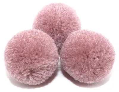 Productafbeelding van Pompons voor knutselen - 50 stuks, 20 mm - Kleurrijke pompons voor handwerk en zelfgemaakte decoraties - Bohnenpasta