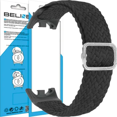 Zdjęcie produktu dla Pasek Beline Mi Band 9/8 Nylon czarny