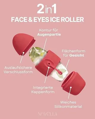 Produktbild von 2-in-1-Eisroller mit doppelter Wirkung für Gesicht und Augen