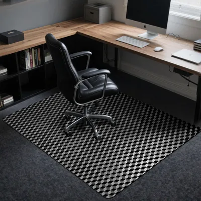 Bürostuhlmatte für Teppich, 120x150 cm, Antirutsch, 2,2 mm
