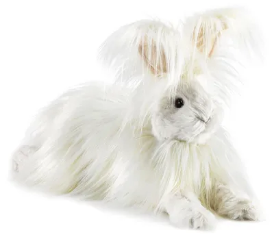 Produktbild von Folkmanis Handpuppe 43 cm Angora Rabbit / Angorakaninchen 3188 Hase