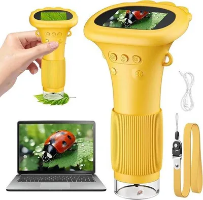 Imagen del producto de Telescopio científico para niños - Lupa portátil - 17,1 cm - Blanco