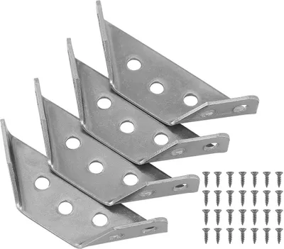 Produktbild von 20tlg Universeller Edelstahl Eckverbinder für Möbel Holzregale Schränke Tisch