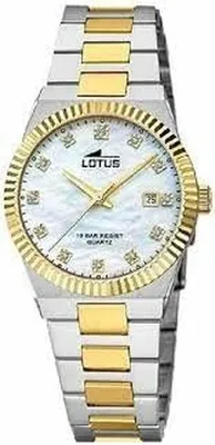 Produktbild von Lotus Damen Uhr Classic Elegant Edelstahl Armbanduhr silbergold UL18839/1