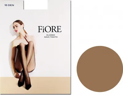 Produktbild von Glatte Damenstrumpfhose Sava 15 den Fiore 6 Beige