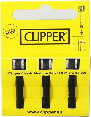 Produktbild von CLIPPER Flintsystem 3er Pack, für Micro Feuerzeuge