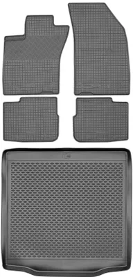 Imagen del producto de Alfombrillas de goma para el Fiat Tipo Limousine (a partir de 2016) + alfombrilla para el maletero