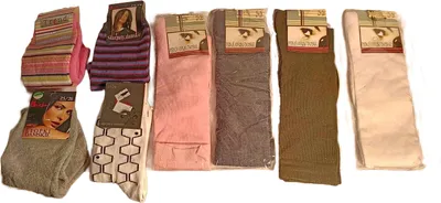 Immagine prodotto di Set di 8 paia di calze da donna Krebo Vari colori Taglia 25-26 cm