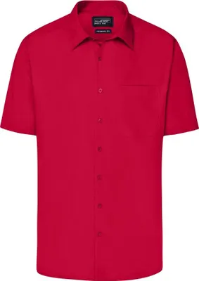 Produktbild von Men's Business Shirt Short-Sleeved red, Gr. XXL