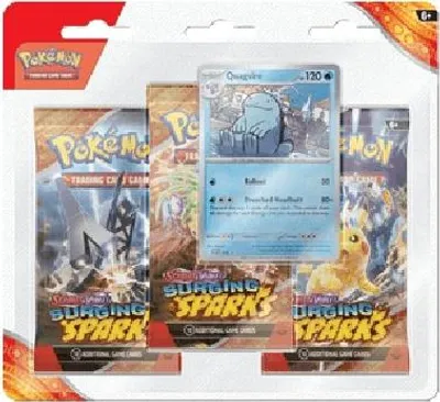Obrázek produktu pro Pokemon Surging Sparks: Quagsire 3-Pack Blister