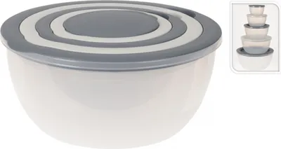 Obrázek produktu pro Sada 5 misek s víkem 5ks 5l/3l/1,8l/1l/0,5l