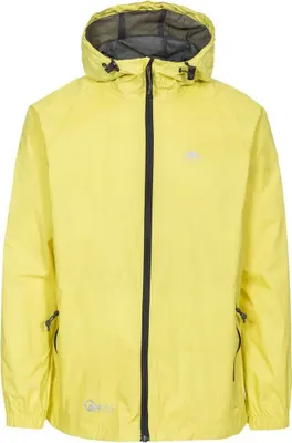 Produktbild von Trespass Qikpac Regenjacke Gelb XS Wasserdicht Winddicht Atmungsaktiv Packbar