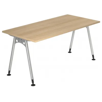 Produktbild von Schreibtisch A-Fuß 160x80cm Eiche