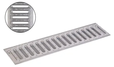 Produktbild von ACO Stegrost Stahl verzinkt 50cm Nr. 10326 Sanierungsrost Rost Ersatzrost Rinnenrost