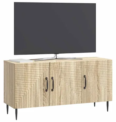 Obrázek produktu pro vidaXL TV skříňka Sonoma dub 99 x 34,5 x 50 cm dřevotřísková deska