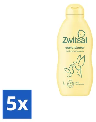 Produktbild von 5 x Zwitsal Baby-Conditioner Mild & Pflegend - 200 ml - Vorteilspackung - 5 Stücke