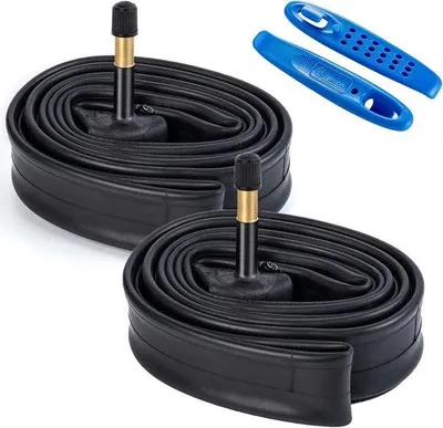Productafbeelding van 2 Stuks 28" Binnenband 700C Fietsband AV48mm Ventiel 35/43-622 Geschikt voor Racefiets en Mountainbike