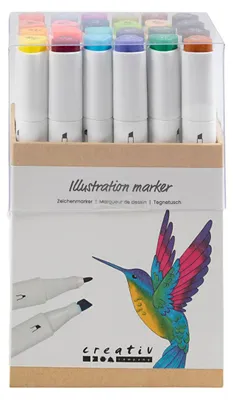 Zdjęcie produktu dla Markery do rysowania Creativ Company, 24 szt.
