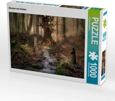 Produktbild von CALVENDO Puzzle Wächter des Waldes | 1000 Teile Lege-Größe 64x48cm Foto-Puzzle für glückliche Stunden