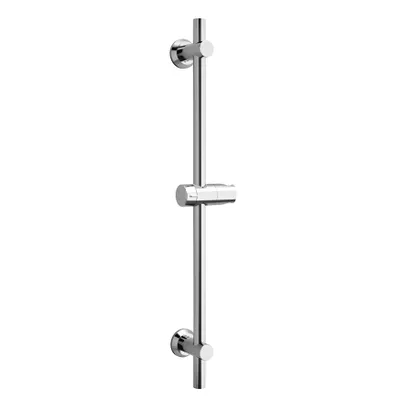 Produktbild von Görbach Duschset - Duschstange mit Duschkopfhalterung, Edelstahl, 70cm, Chrom
