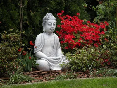 Immagine prodotto di Statua di Buddha, ideale per giardino, decorazione, scultura. Codice prodotto: S101060