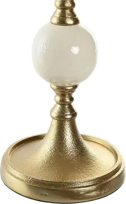 Produktbild von Kerzenleuchter Home ESPRIT Weiß Gold Aluminium Moderne 15 x 15 x 43.5 cm