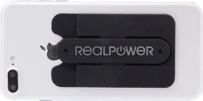 Produktbild von RealPower Smartphoneständer + Smart Wallet (Kartenfach)
