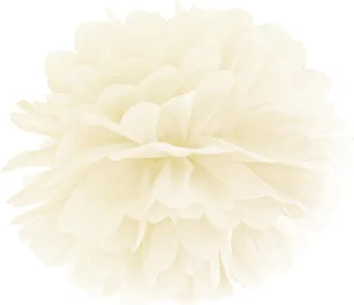 Produktbild von Pompom creme aus Seidenpapier, Ø 25cm