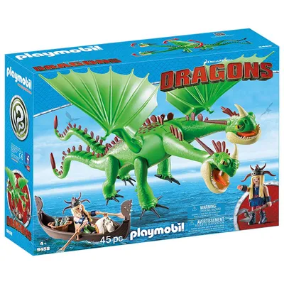 Produktbild von PLAYMOBIL 9458 Dragons Raffnuss und Taffnuss mit Kotz und Würg