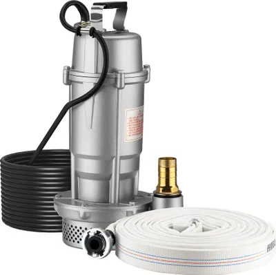 Zdjęcie produktu dla Pompa do brudnej wody Pompa zatapialna 370 W o natężeniu przepływu 1 500 l/h z wężem o długości 20 m Pompa