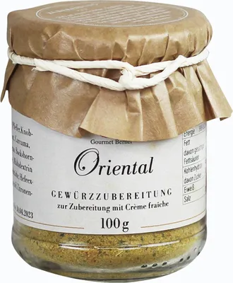 Produktbild von Gourmet Berner - Oriental - Dip im 100g Glas