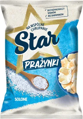 Obrázok produktu pre Prażynki ziemniaczane solone Star 95 g