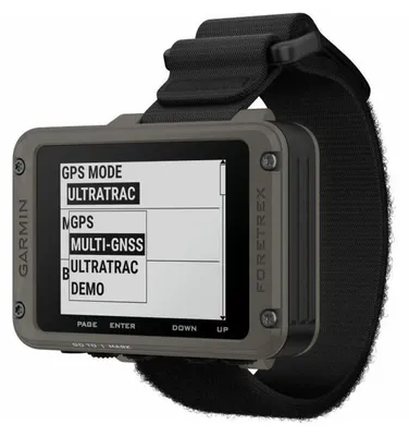 Obrázek produktu pro Garmin Foretrex 801 - 5,59 cm (2.2") - 320 x 240 Pixel - Monochrom - USB Typ-C - Auswechselbar - 1000 h