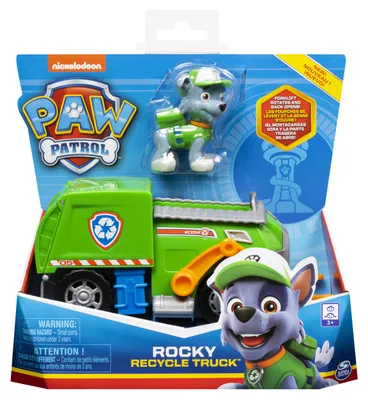Zdjęcie produktu dla PAW Patrol PAW VHC BscVeh LowPrice Rocky GML, Śmieciarka, PAW Patrol, 3 lat(a), Wielobarwny