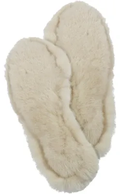 Produktbild von sehr dicke Sohle aus echtem Mimosa gegerbtem Lammfell Leder
