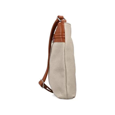 Produktbild von Rieker Damen Umhängetasche geräumige Hauptfächer Schulterriemen H1519, Farbe:Beige