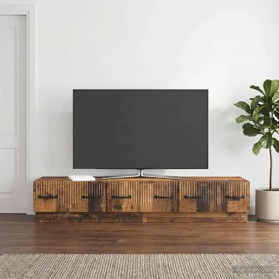 Obrázek produktu pro Maison Exclusive – TV skříňka ze starého dřeva 147 x 34,5 x 27 cm, dřevotřísková deska