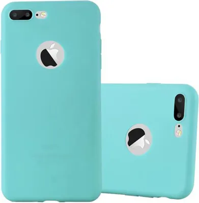 Produktbild von Cadorabo Hülle für Apple iPhone 7 PLUS / 7S PLUS / 8 PLUS Schutzhülle in Blau Handyhülle TPU Silikon Etui Case Cover