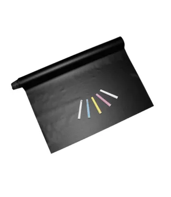Immagine prodotto di Lavagna autoadesiva con matite colorate - 45 x 200 cm