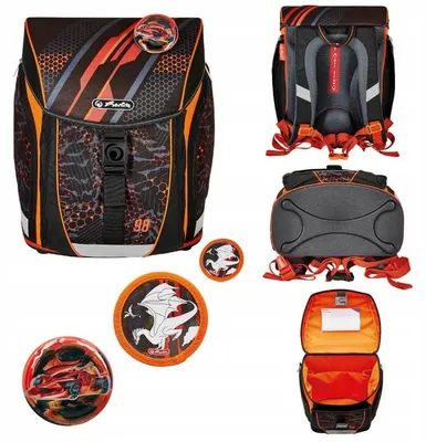 Produktbild von Schulranzen Herlitz FiloLight, Speed Motiv, 38 x 32 x 22 cm