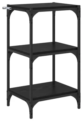 Immagine prodotto di vidaXL Libreria in rovere nero 40 x 33 x 70,5 cm