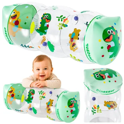 Immagine prodotto di Rullo gonfiabile per gattonare per i più piccoli Dinosauro 51 X 22 cm