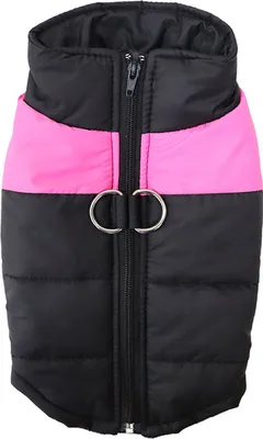 Produktbild von Hundemantel Winterjacke Hundejacke wasserdichte Winter Jacke Warm Winterweste für Kleine Mittlere Große Hunde Gefütterter Brustschutz（S, Rosa）