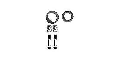 Produktbild von HJS Montagesatz Katalysator 82 42 4205 für NISSAN ALMERA II Hatchback (N16)