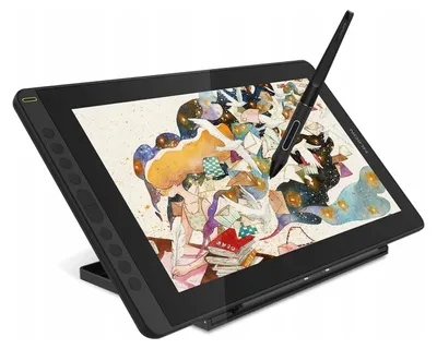 Zdjęcie produktu dla Huion Kamvas 16 2021 Tablet Graficzny Ekran 15.6'' HD Pióro Pasywne Android