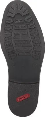 Produktbild von Rieker Herren Halbschuh Leder Slipper extra weit 17659-00 , Größe:43 EU, Farbe:Schwarz