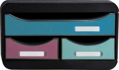 Image de Exacompta Module de classement Small Box 3 tiroirs Skandi assort. 311606D