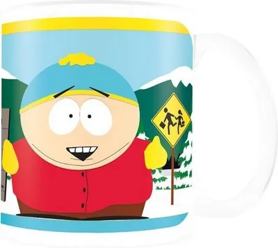 Obrázok produktu pre South Park - Hrnček na kávu PM11125 (jedna veľkosť) (biela/červená/modrá)